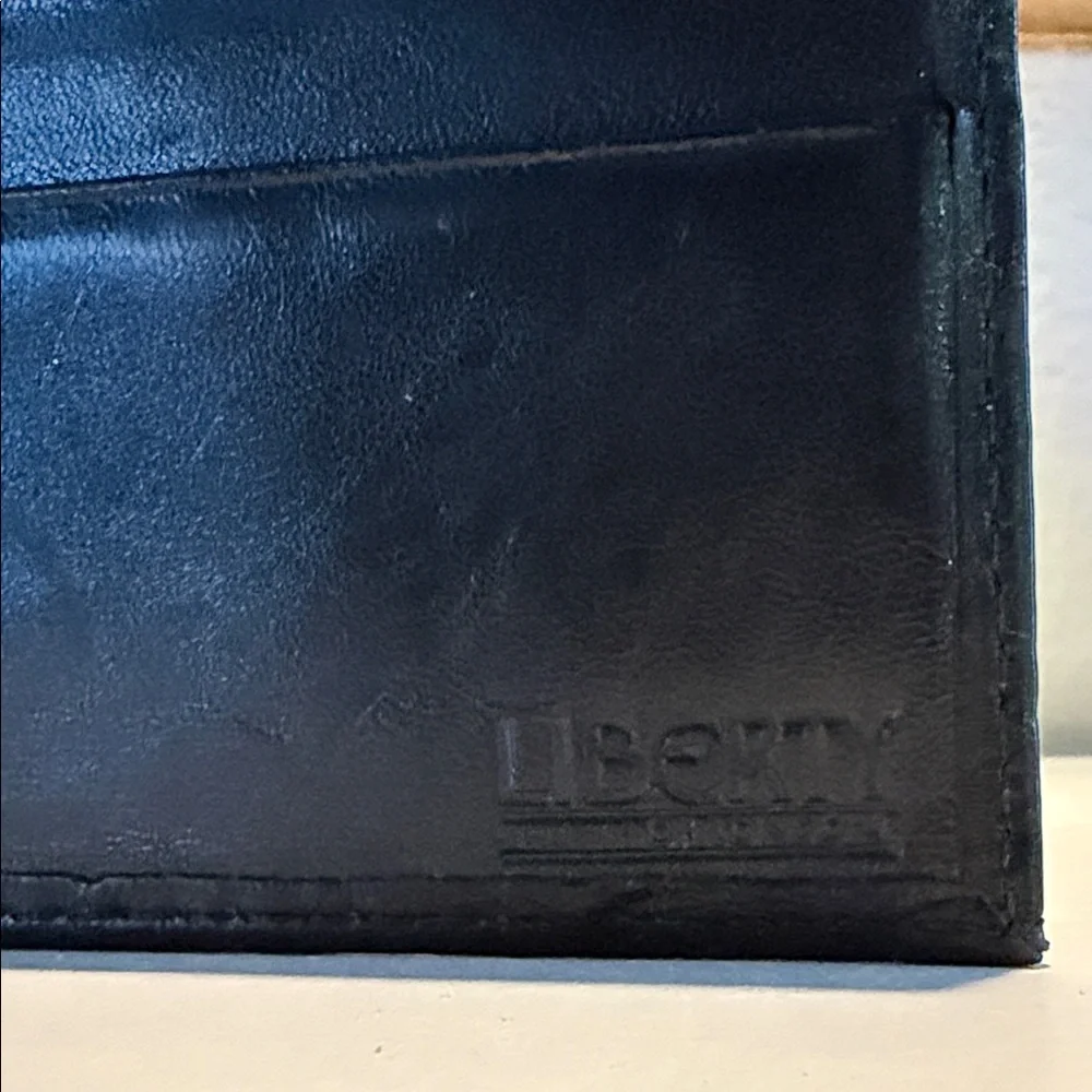Liberty Of‎ London Black Lamb Skin Men’s Wallet